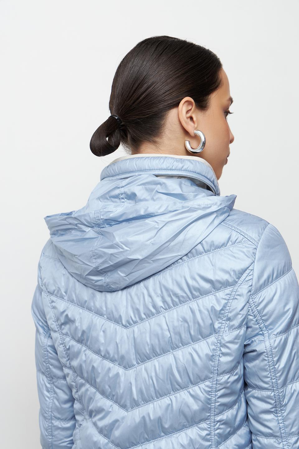 Куртка Lebek стеганая голубая