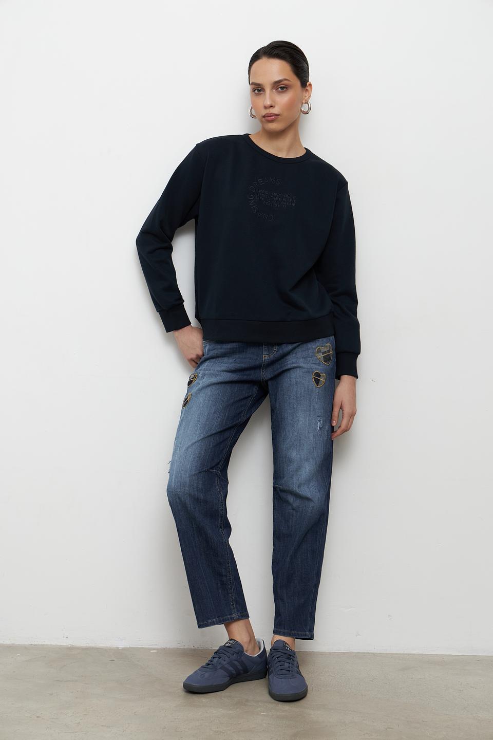 Джинсы Angels с аппликациями