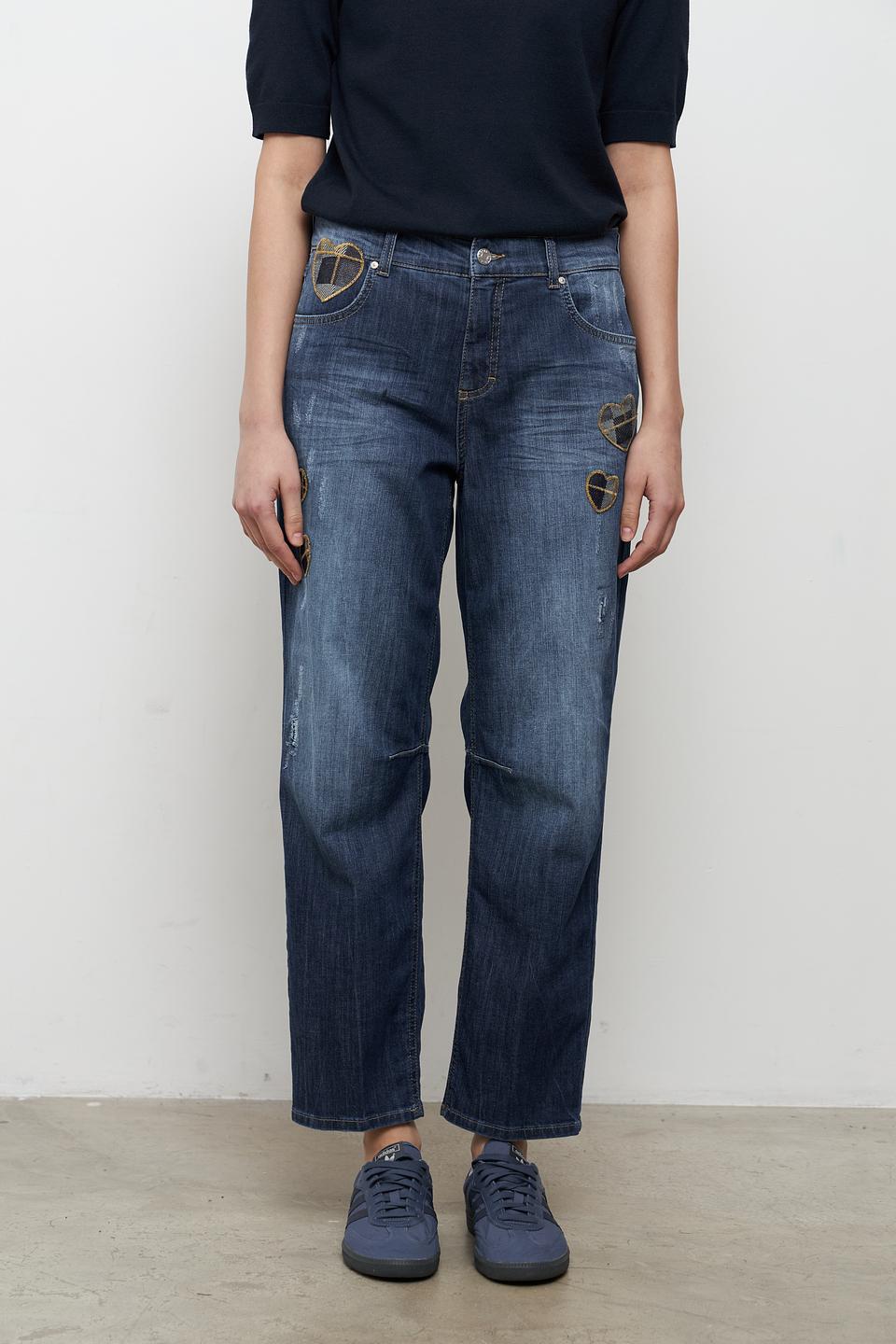 Джинсы Angels с аппликациями