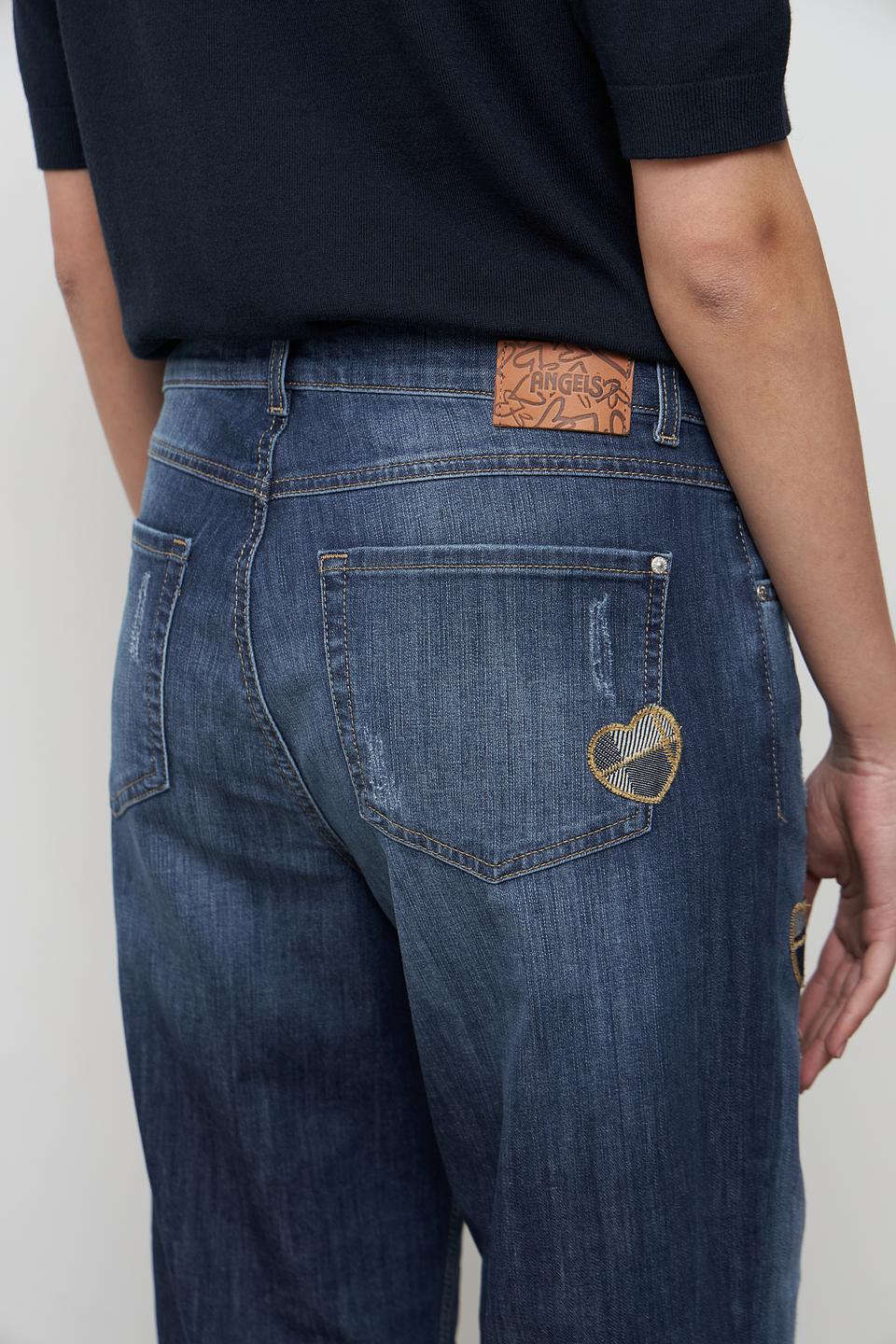 Джинсы Angels с аппликациями