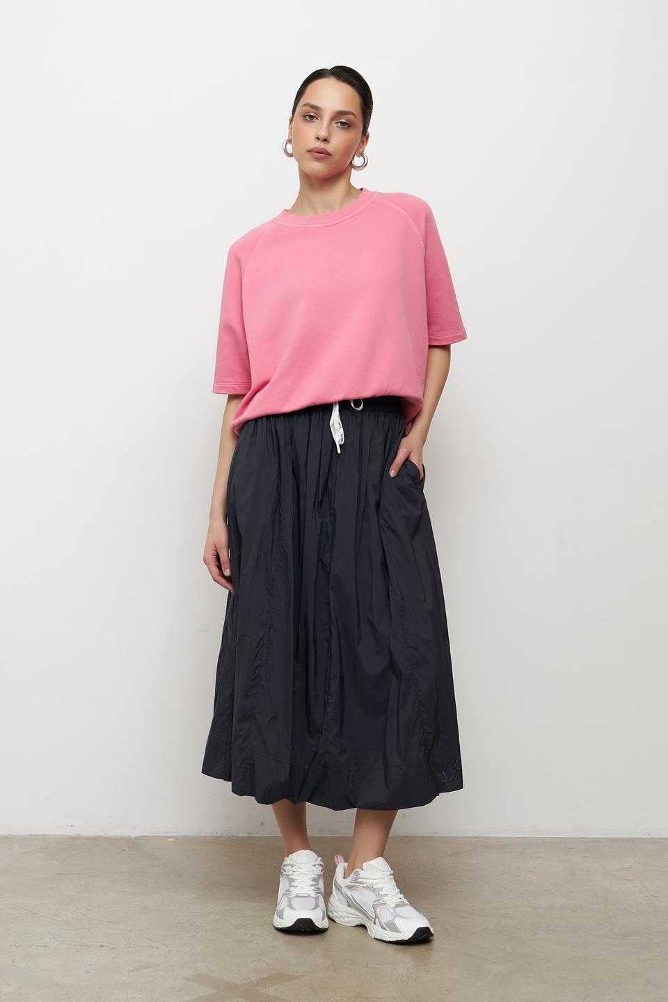 Пуловер Catnoir розовый с коротким рукавом