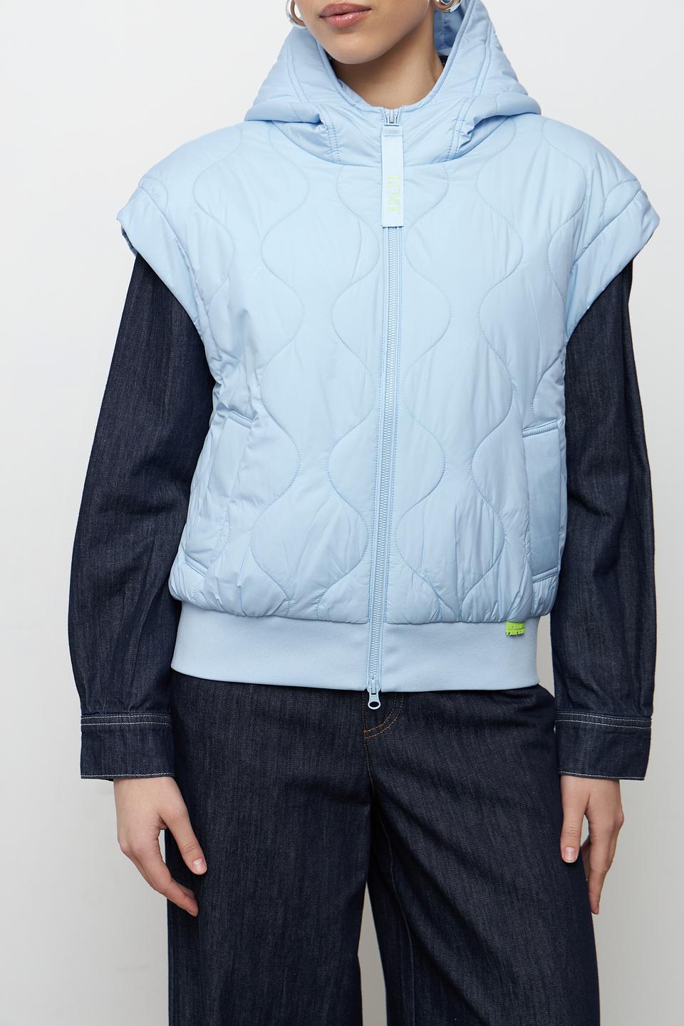 Куртка-жилет Lecomte стеганая голубая