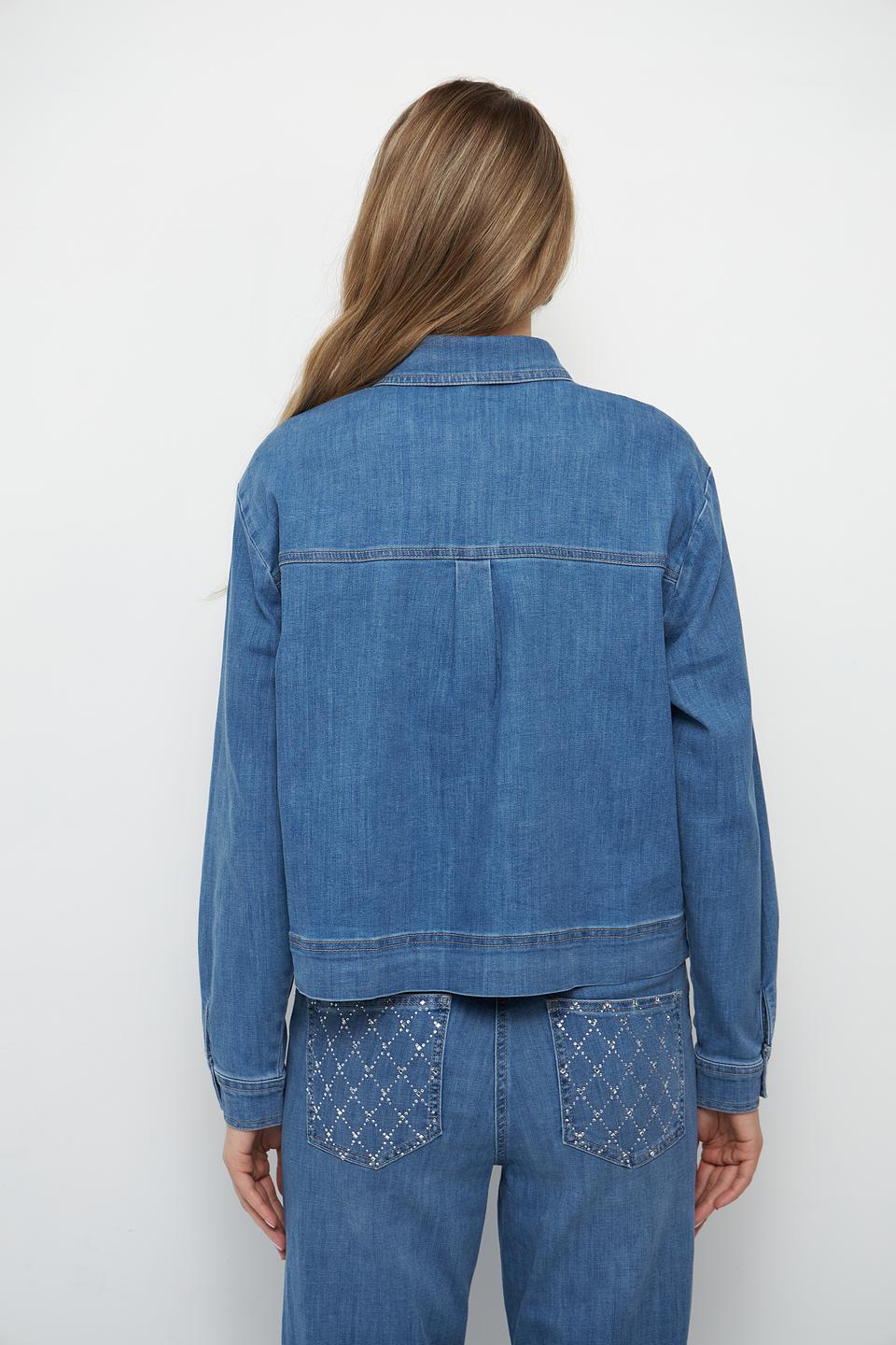 Жакет Betty Barclay деним с вышивкой