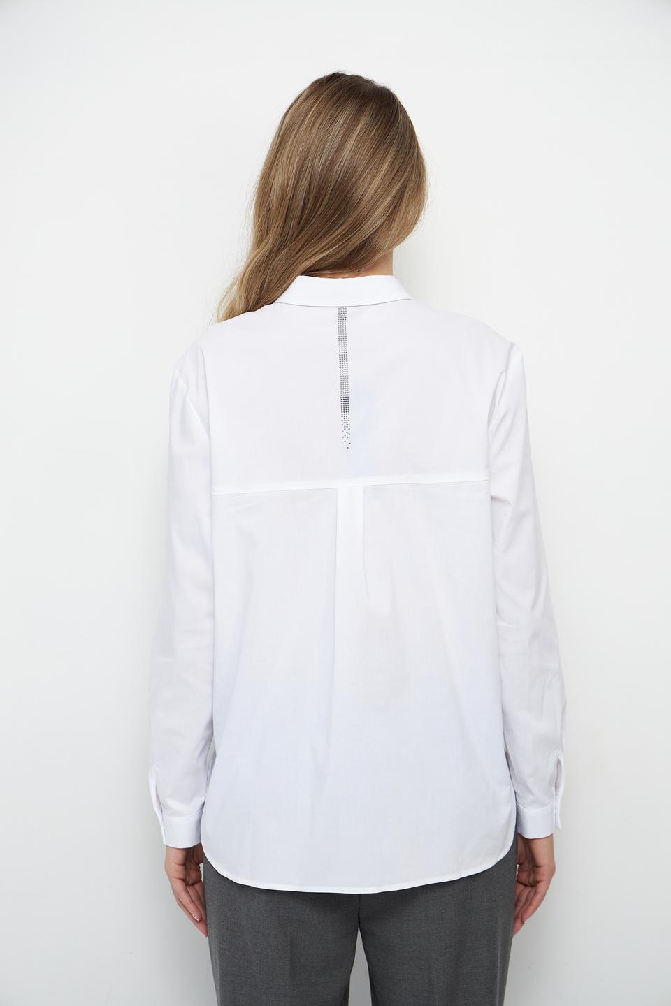 Блуза Betty Barclay белая с карманом