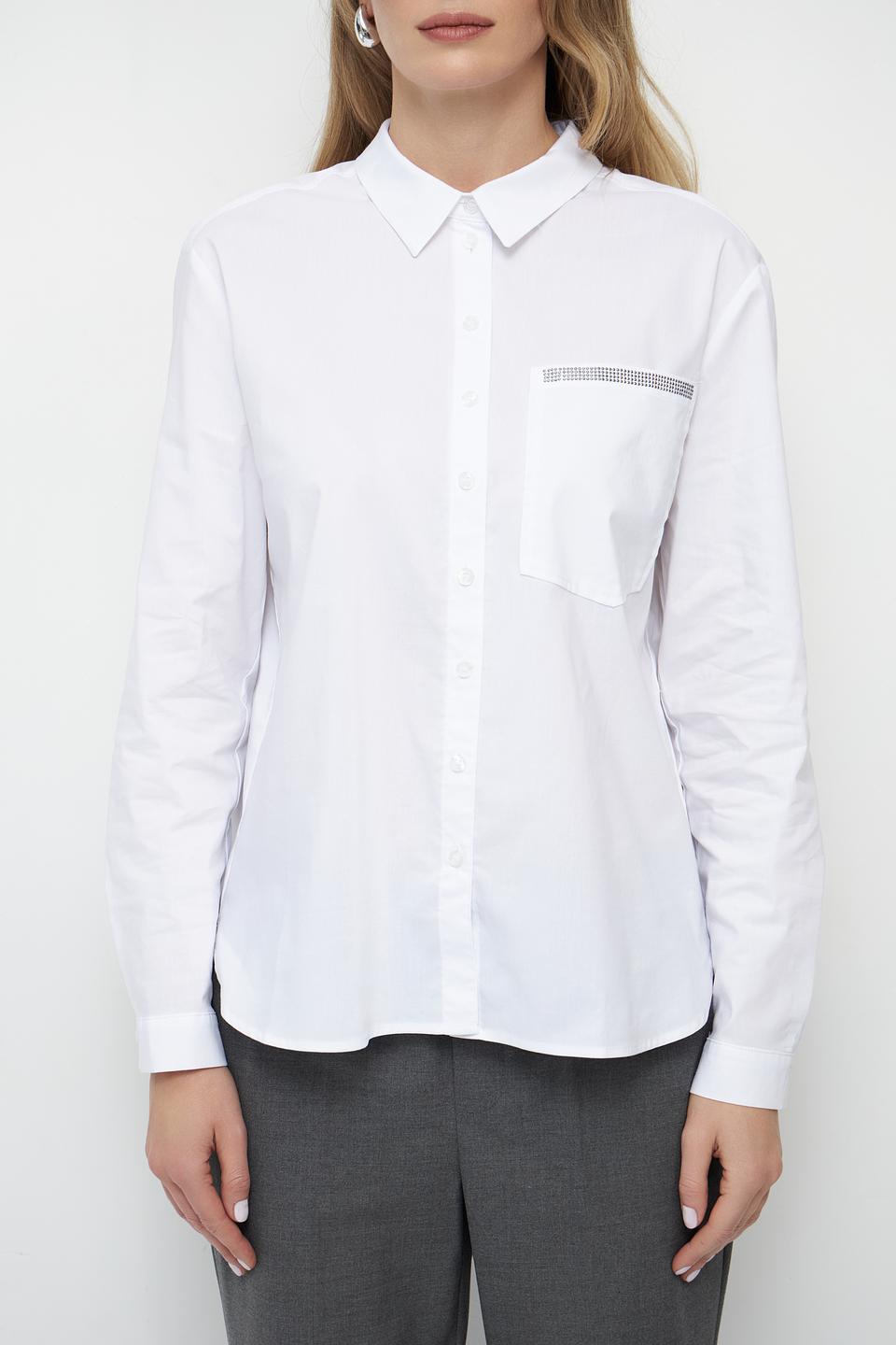 Блуза Betty Barclay белая с карманом