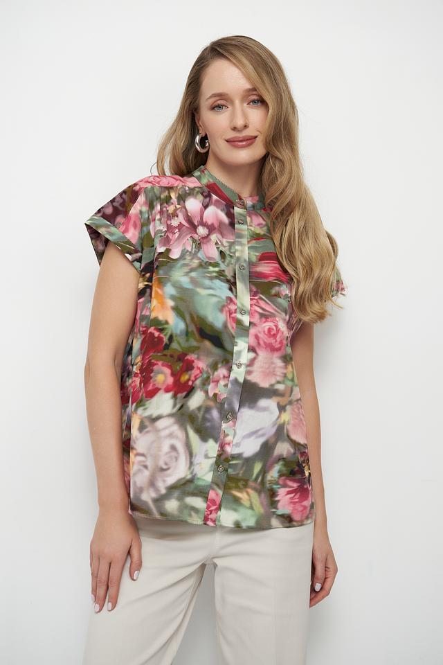 Блуза MORE and MORE с цветочным принтом