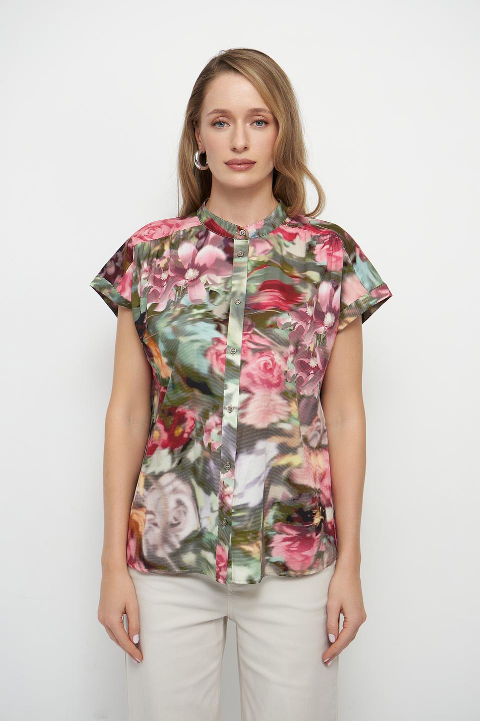 Блуза MORE and MORE с цветочным принтом