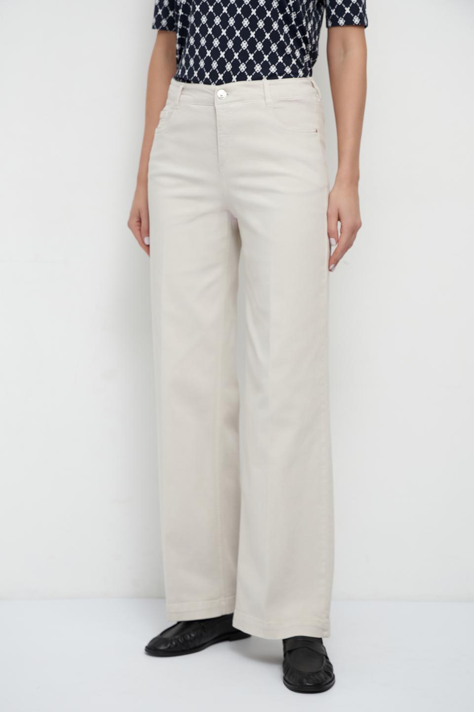 Брюки Gardeur бежевые палаццо