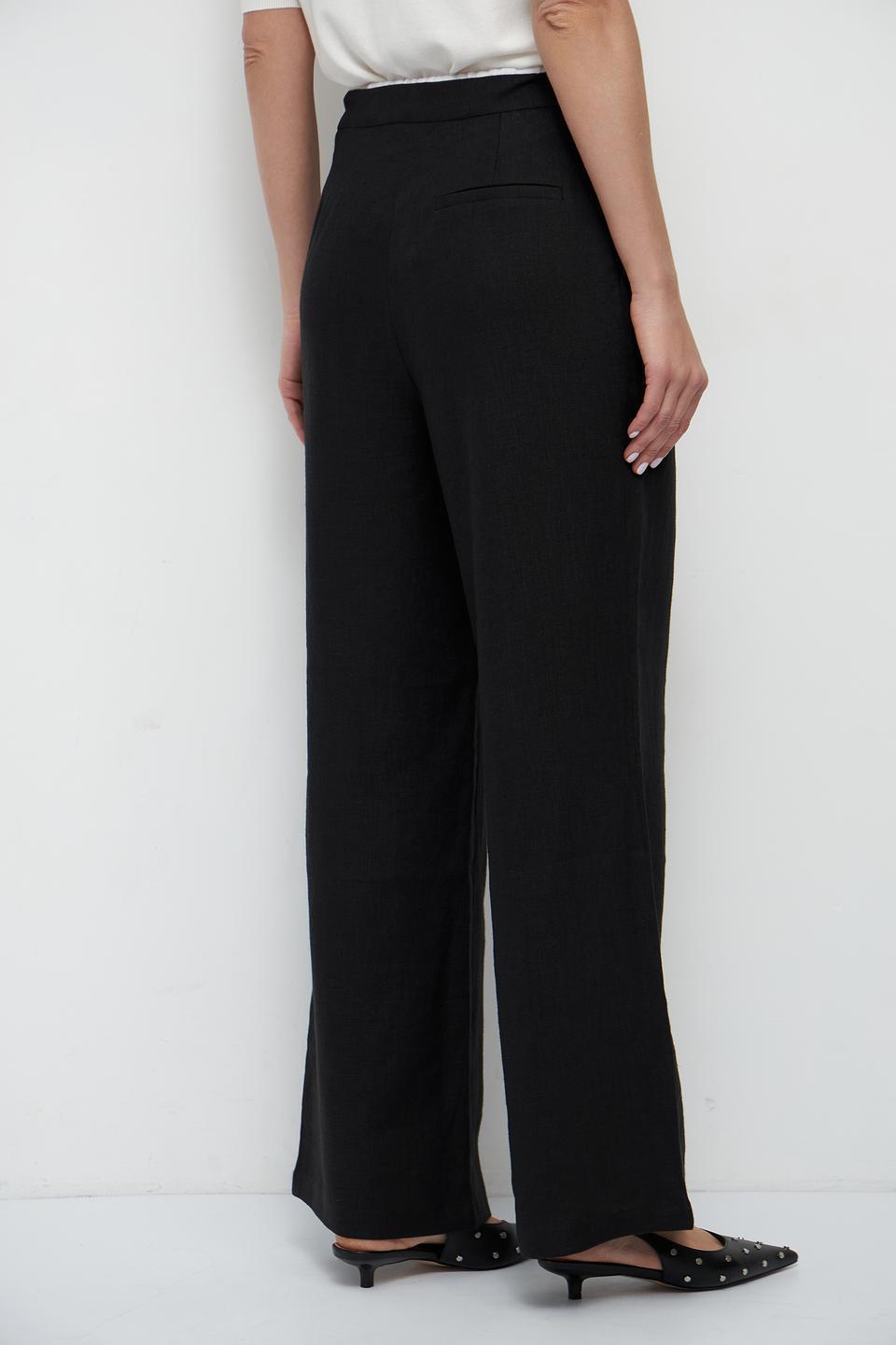 Брюки Electra style чёрные с завязками