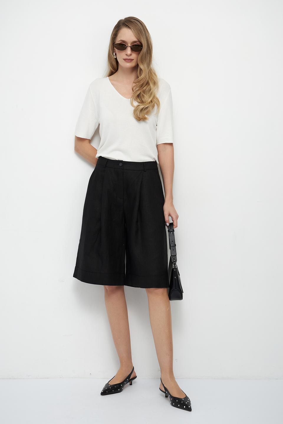 Шорты Electra style чёрные прямые