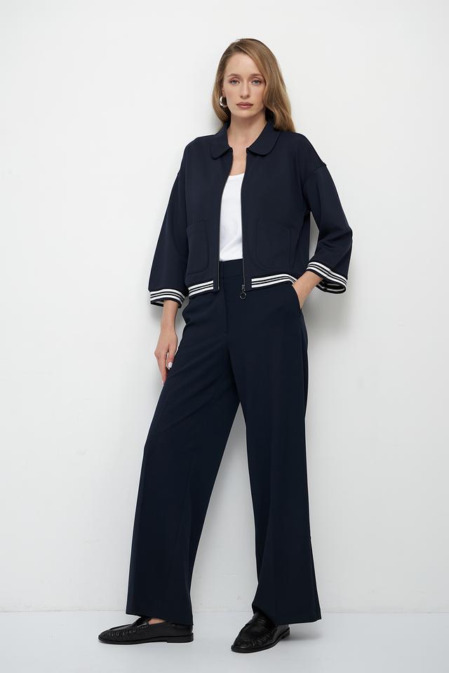 Брюки Betty Barclay палаццо тёмно-синие