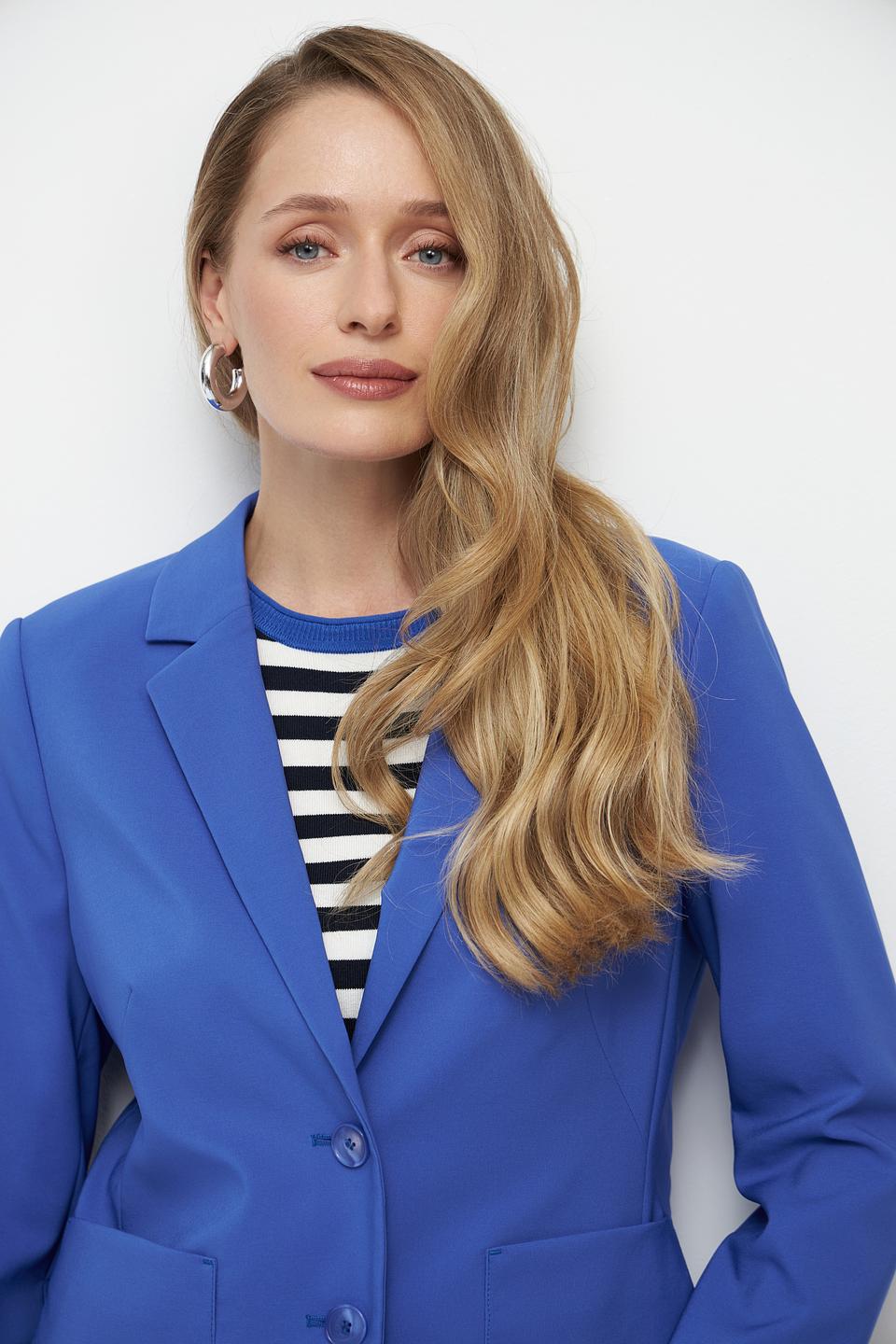 Жакет Betty Barclay синий приталенный