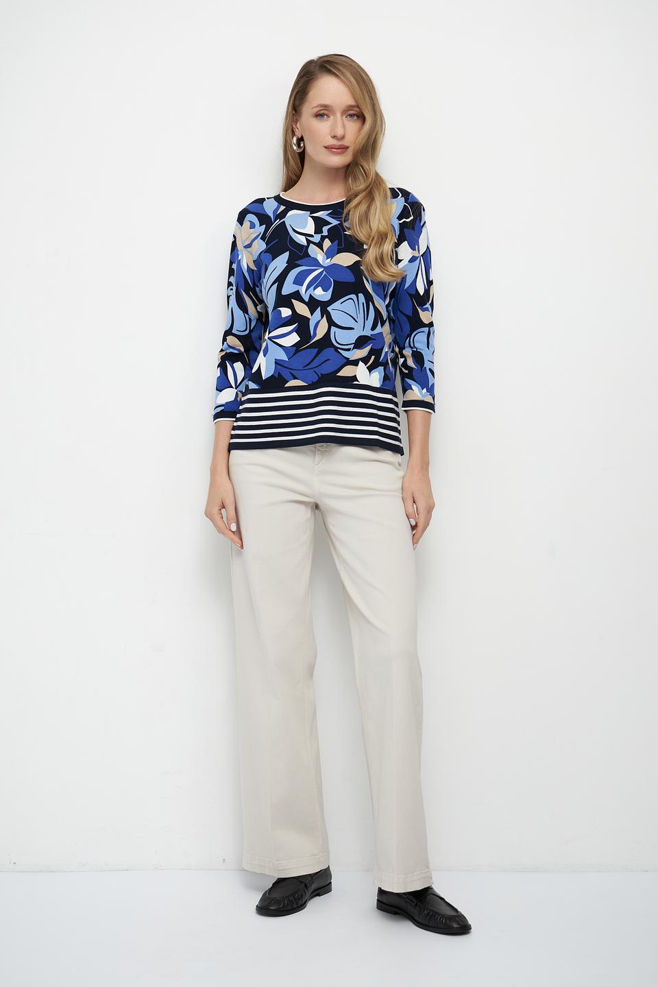 Пуловер Betty Barclay с цветочным принтом