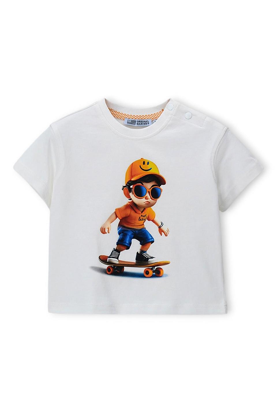 Футболка Original Marines с принтом оранжевый