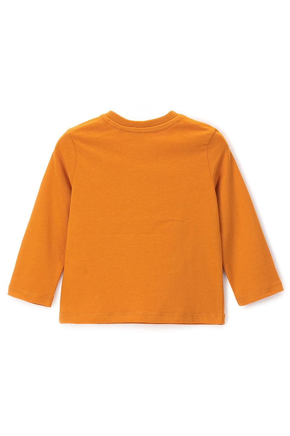 Футболка Original Marines оранжевая с принтом