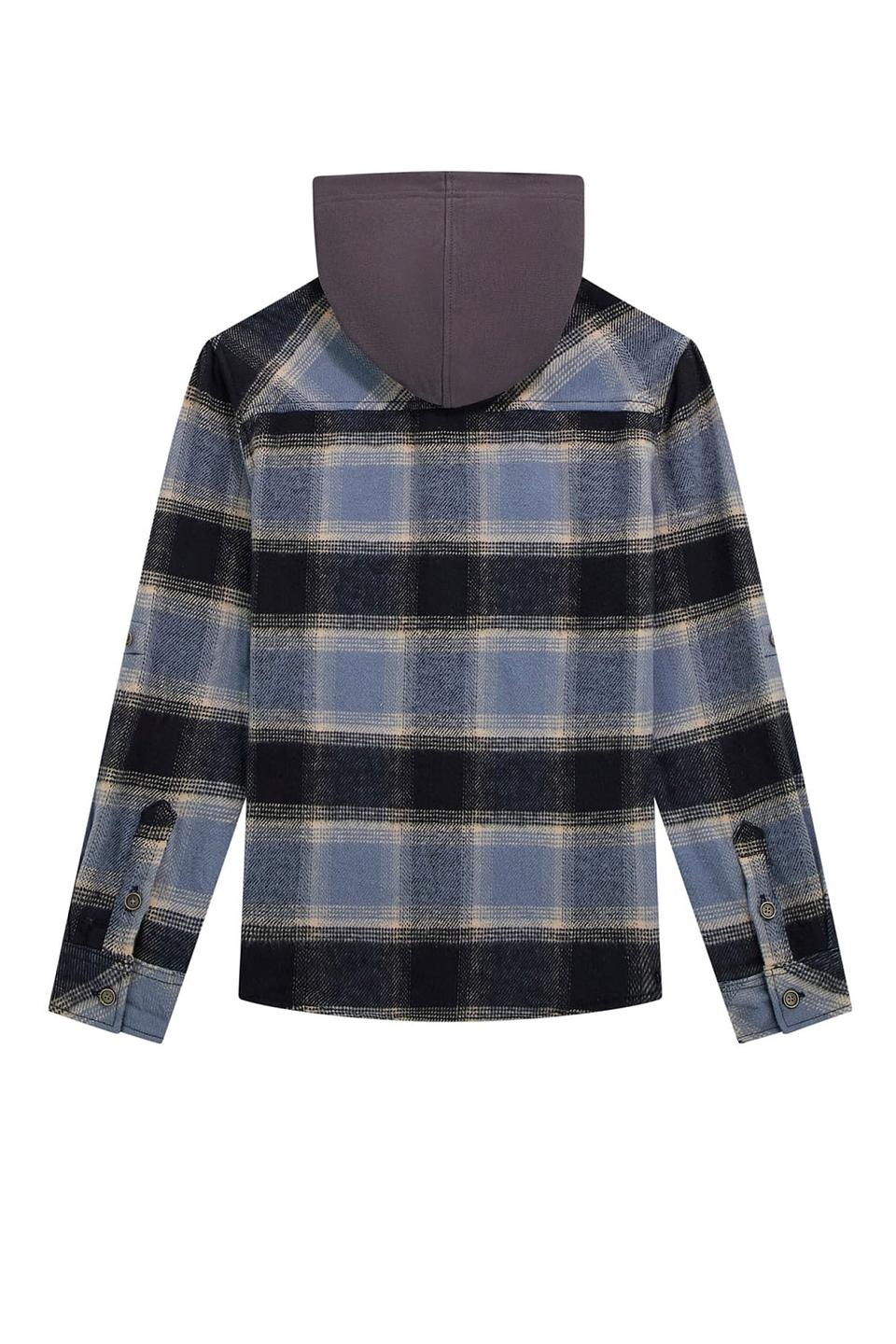 Рубашка в клетку Guess с капюшоном