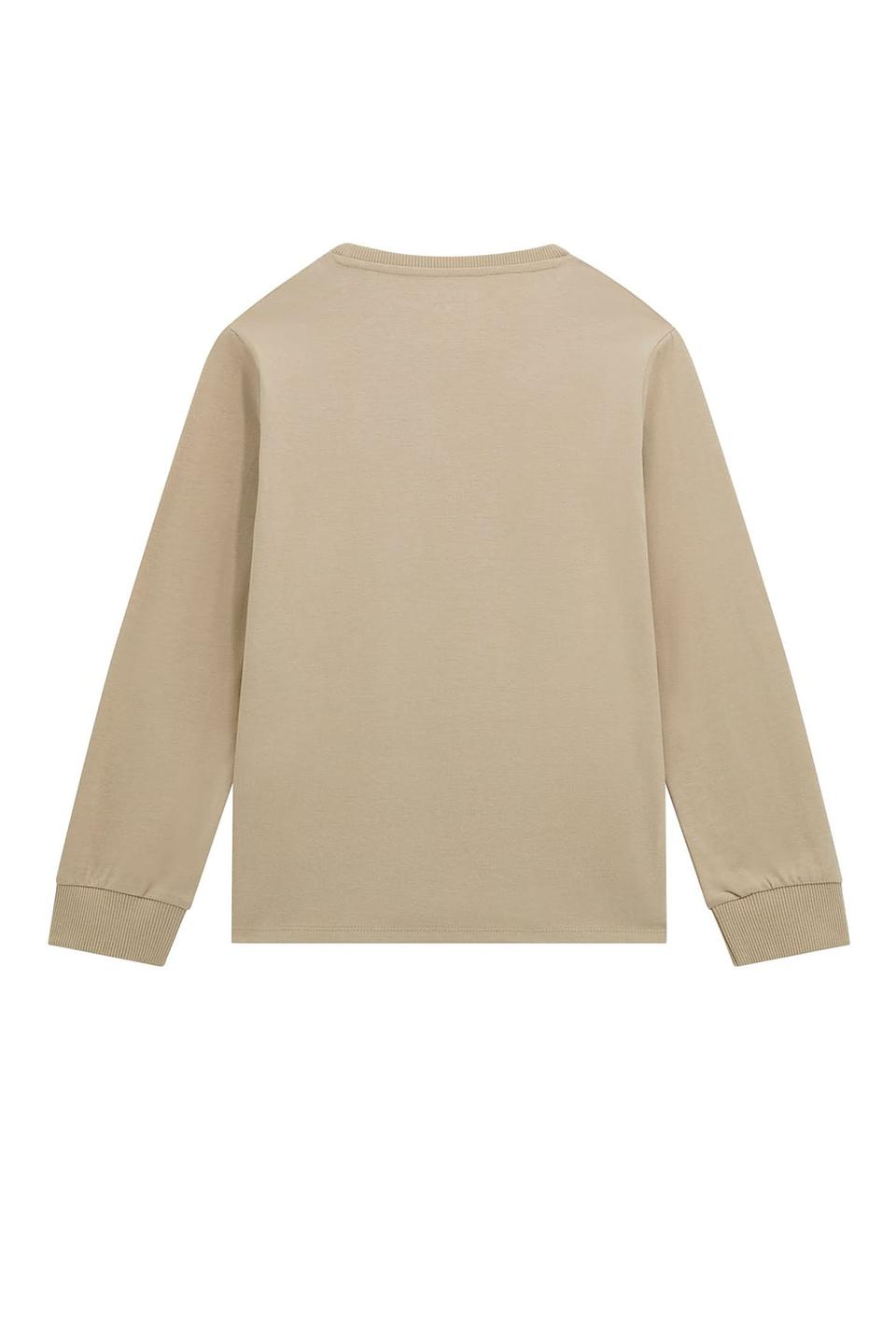 Футболка Guess логотип бежевая