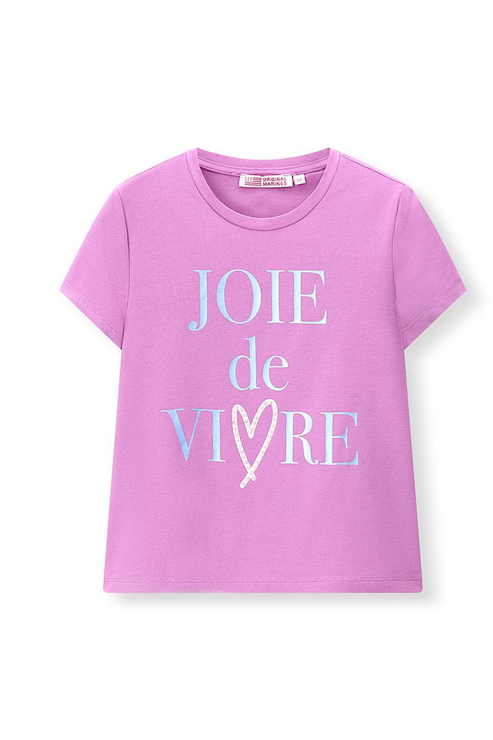 Футболка Original Marines с принтом лиловый