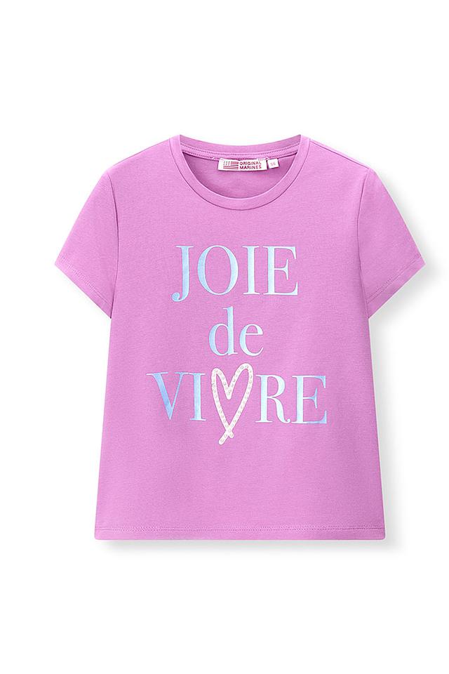 Футболка Original Marines с принтом лиловый