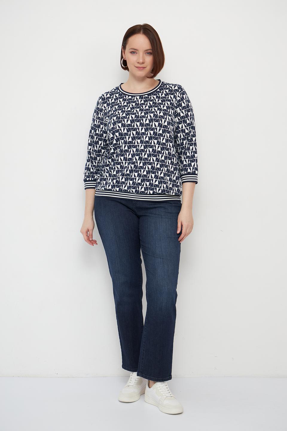 Блуза Olsen с геометрическим принтом