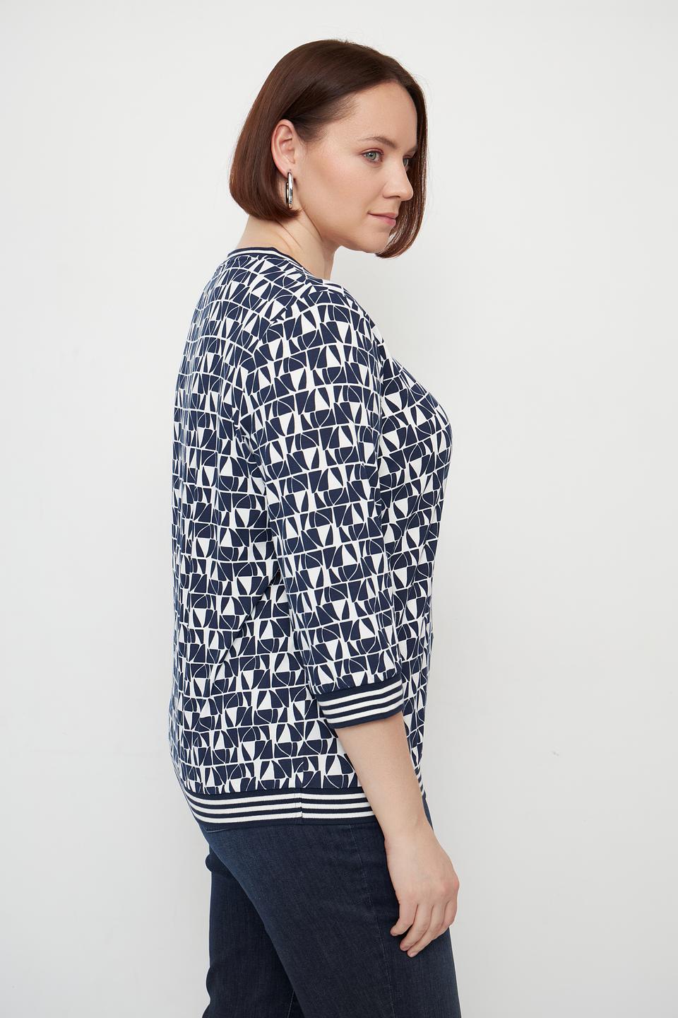 Блуза Olsen с геометрическим принтом