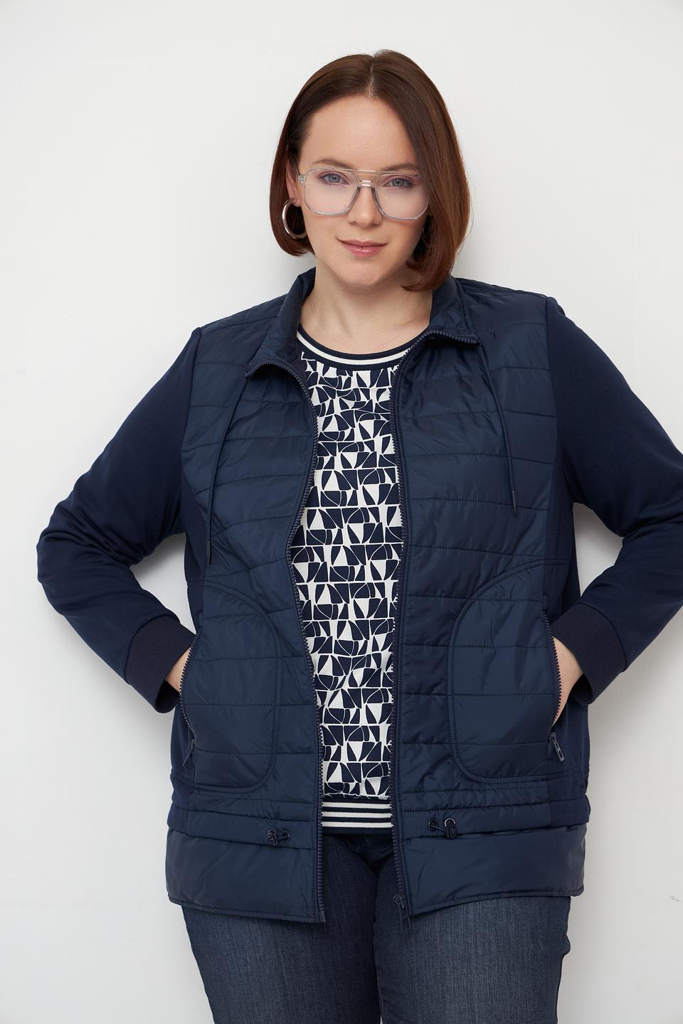 Куртка Olsen стеганая синяя