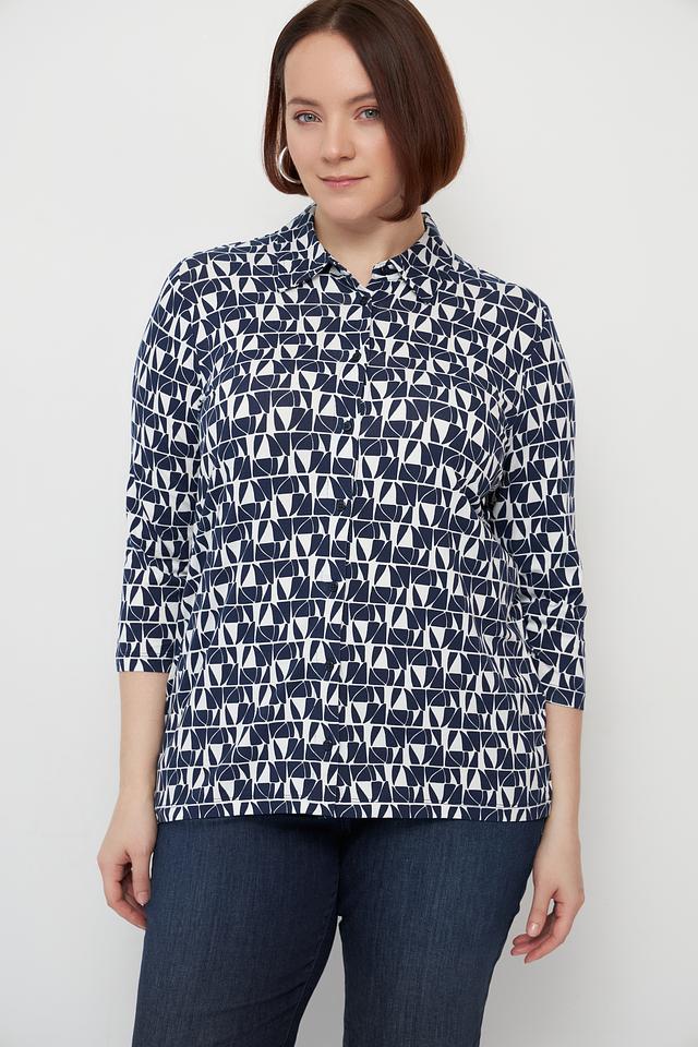 Блуза Olsen с геометрическим принтом