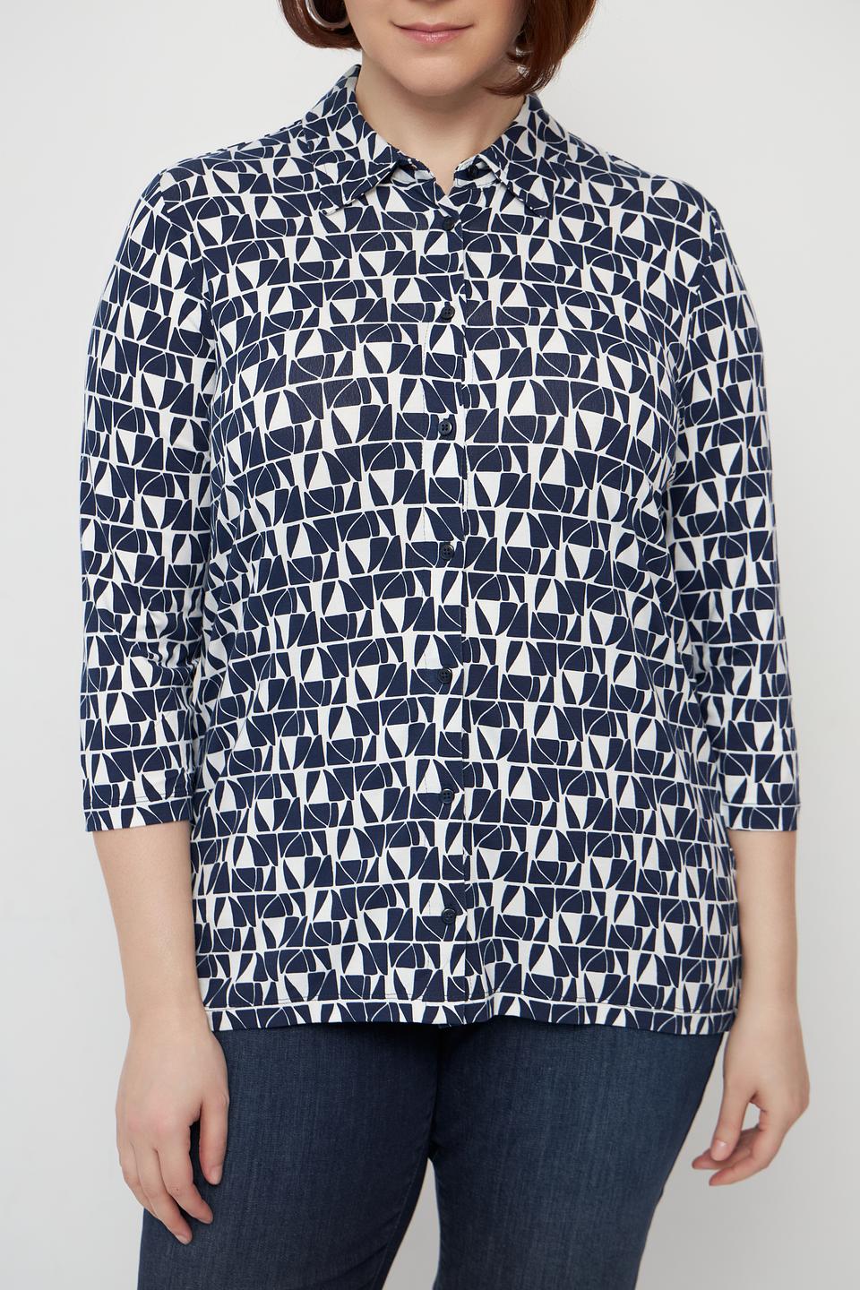 Блуза Olsen с геометрическим принтом