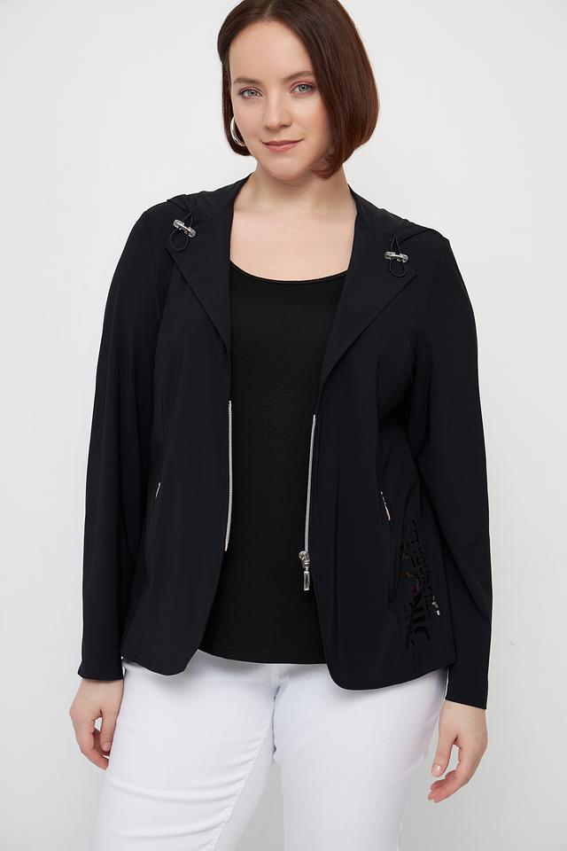 Жакет Doris Streich чёрный с молнией