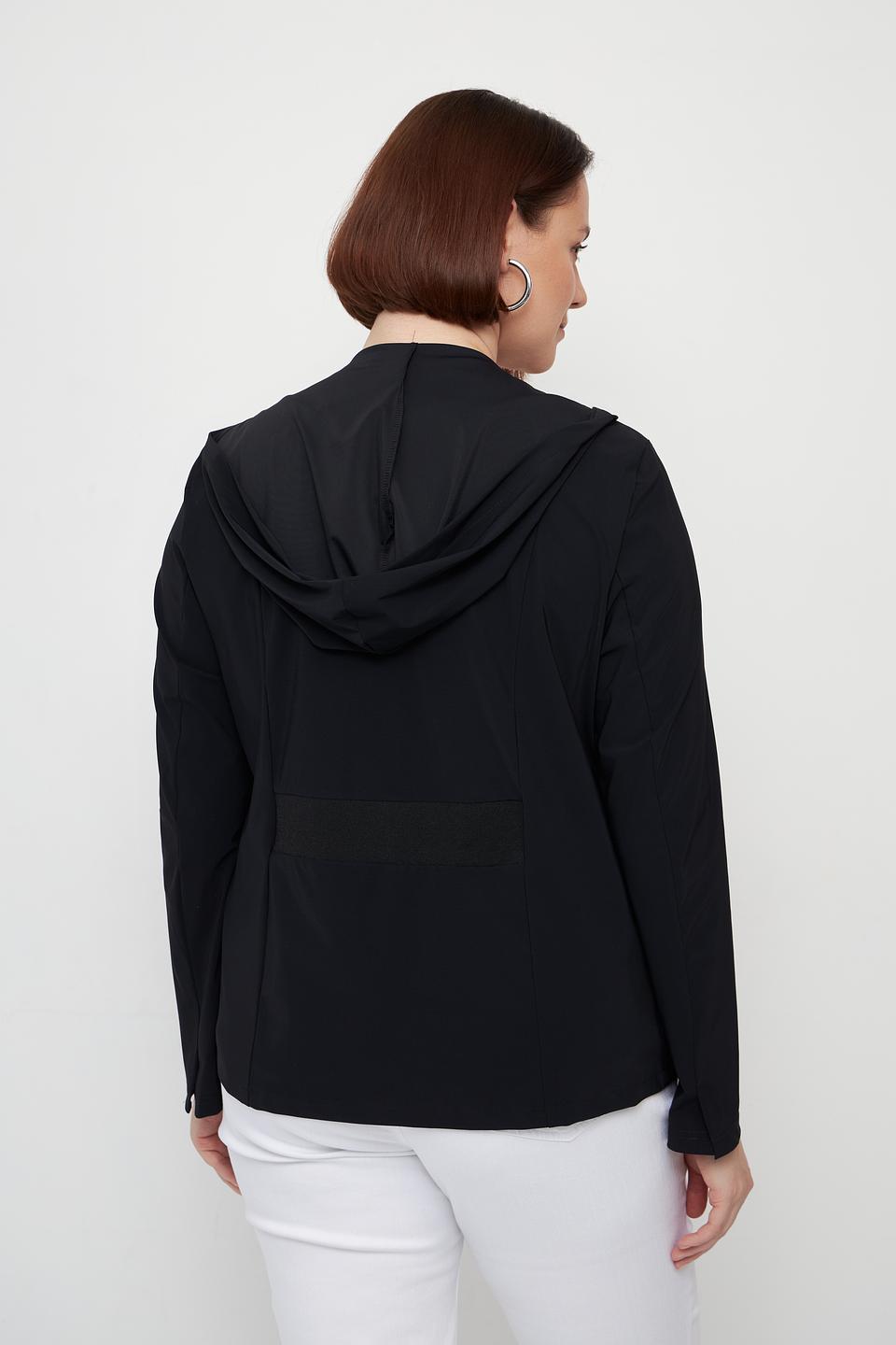 Жакет Doris Streich чёрный с молнией