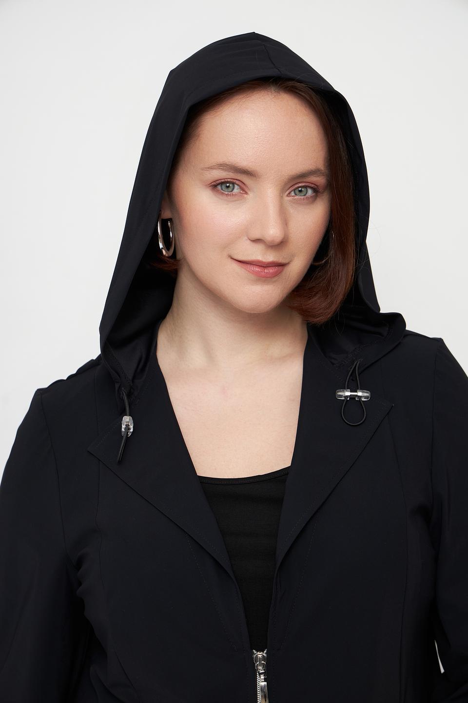 Жакет Doris Streich чёрный с молнией