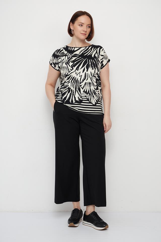 Брюки Gaia палаццо чёрные