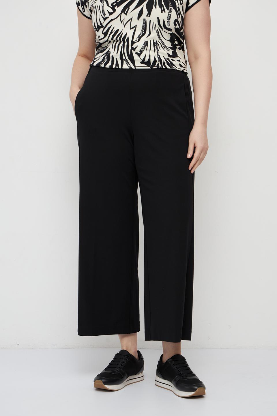 Брюки Gaia палаццо чёрные