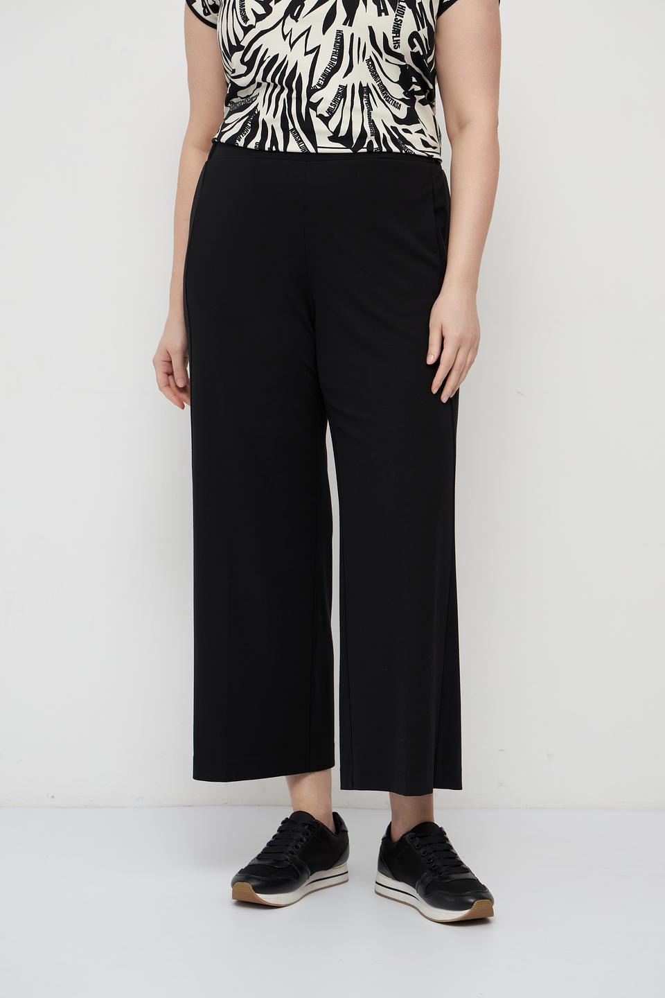 Брюки Gaia палаццо чёрные