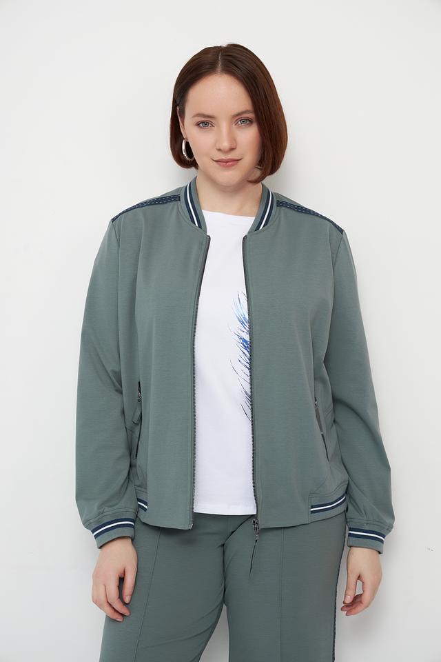 Жакет Olsen оверсайз хаки