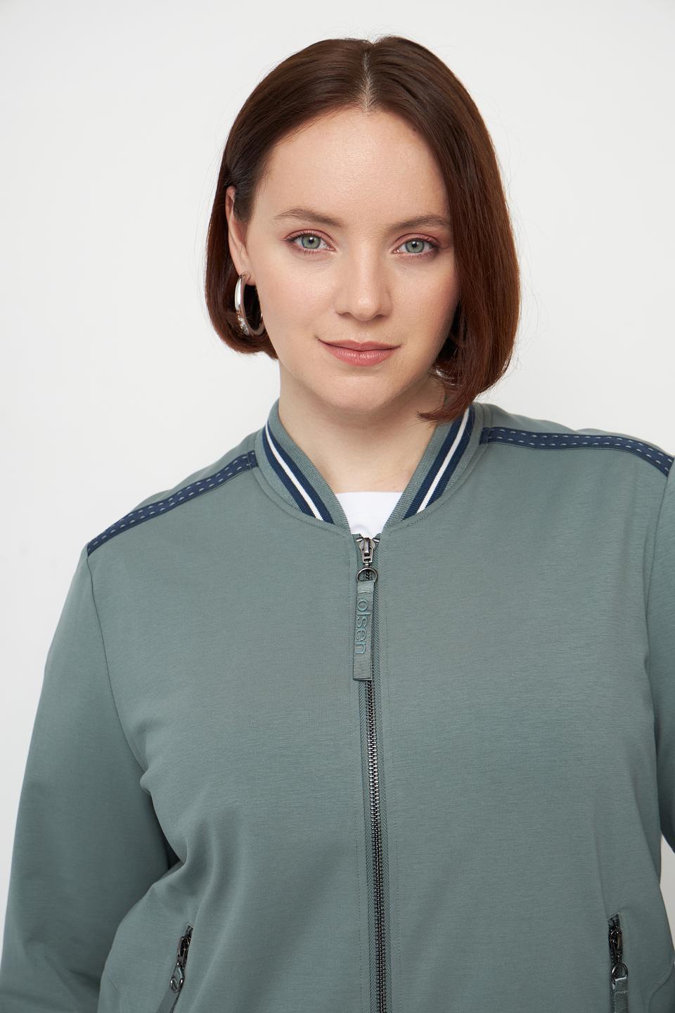 Жакет Olsen оверсайз хаки