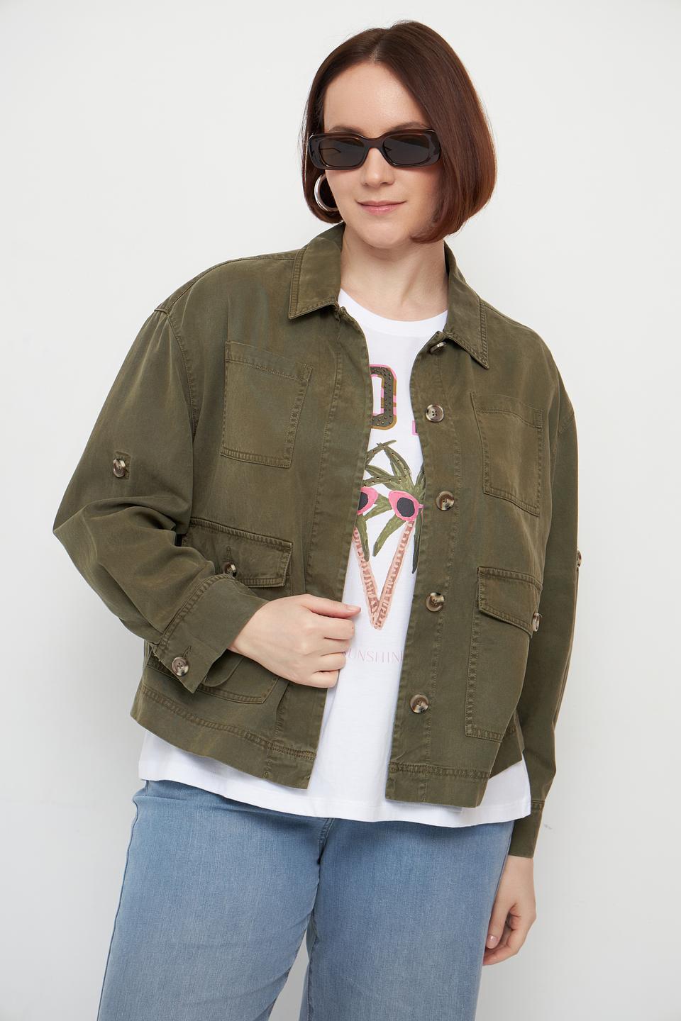 Жакет Catnoir оверсайз хаки