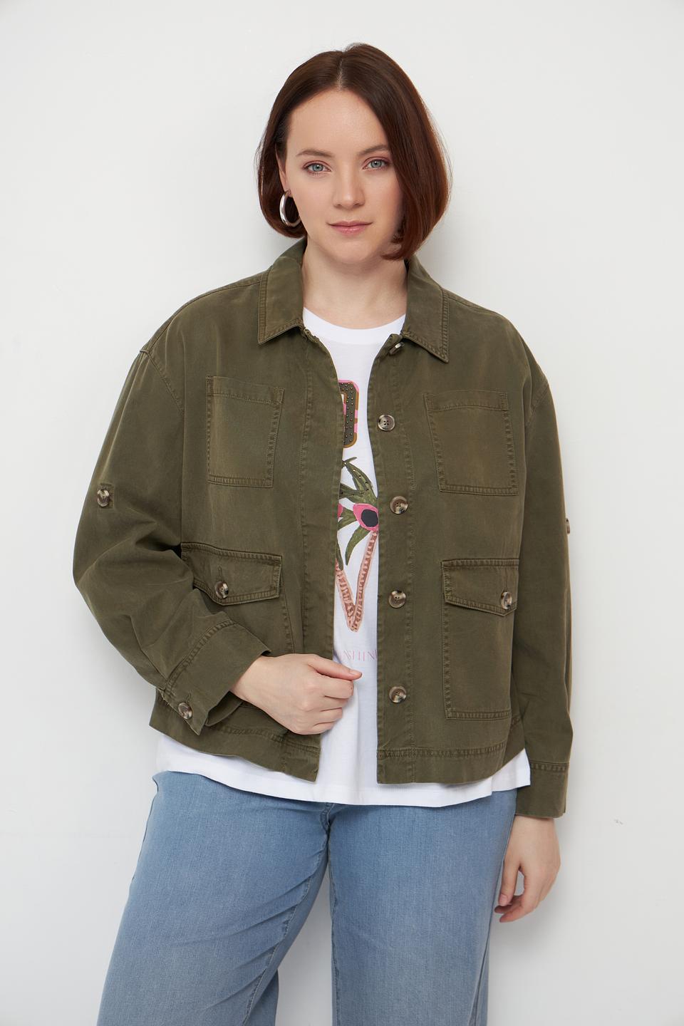 Жакет Catnoir оверсайз хаки