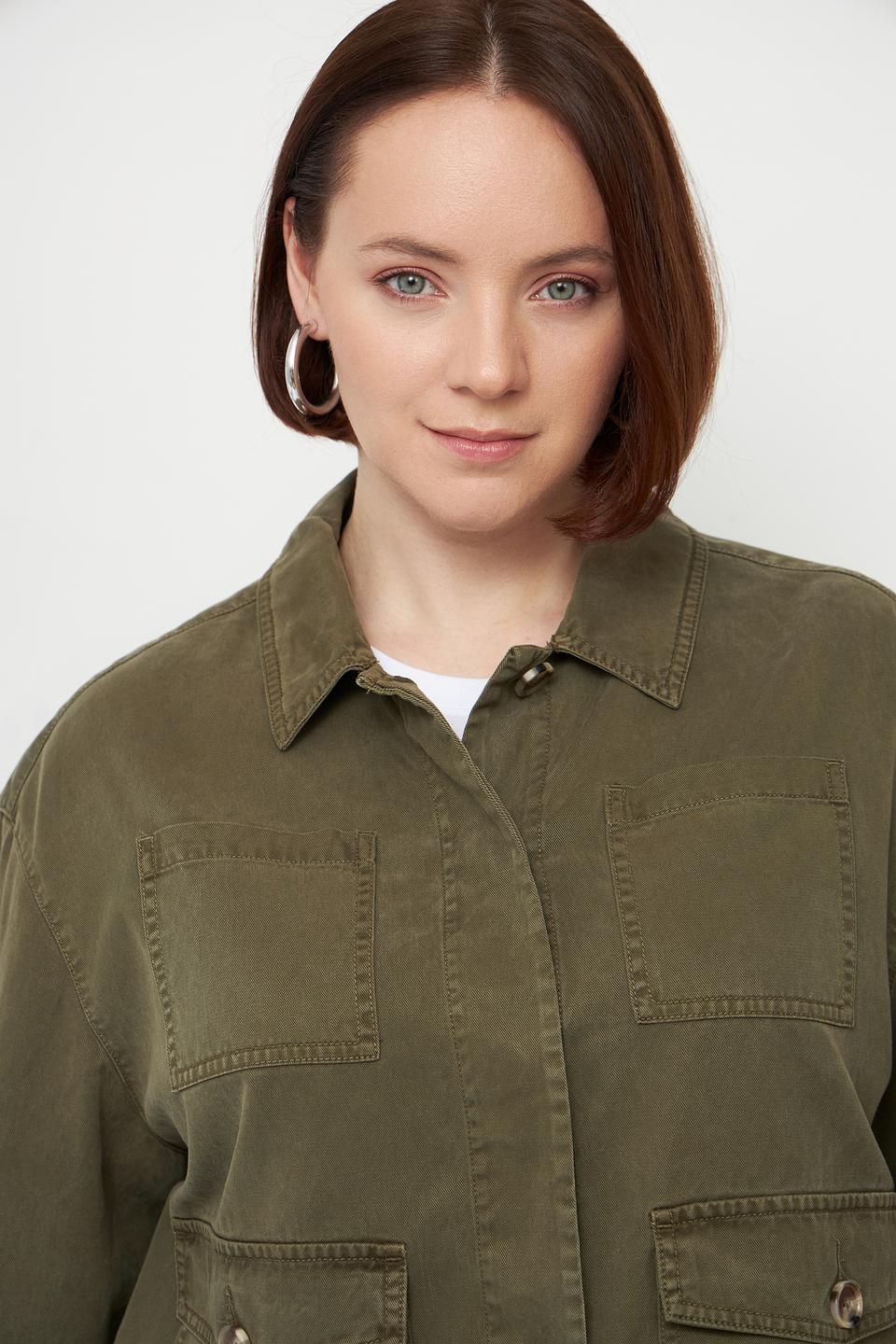 Жакет Catnoir оверсайз хаки