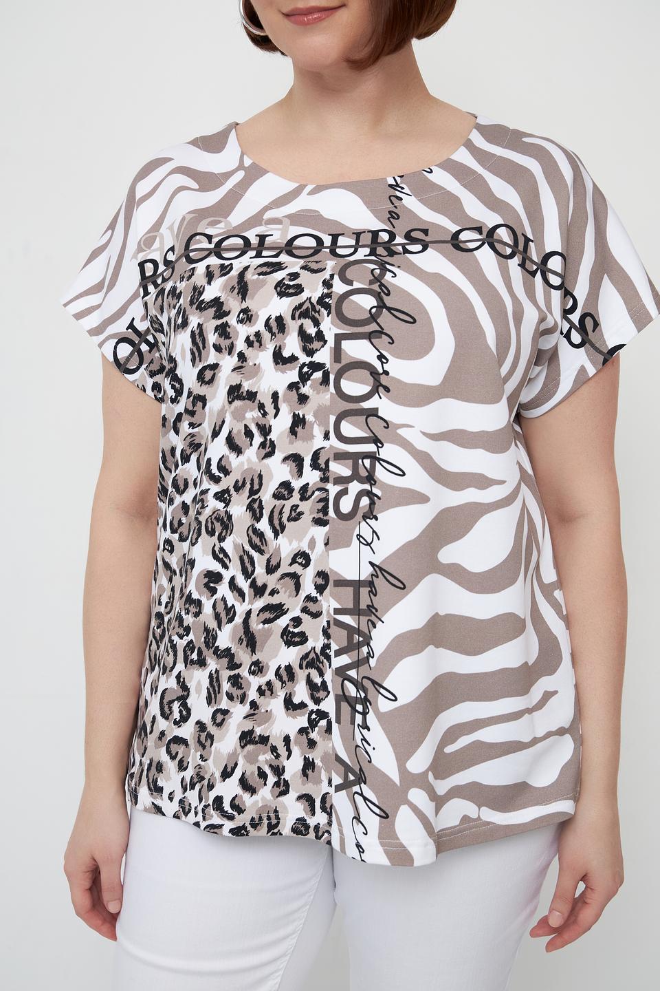 Футболка Doris Streich с леопардовым принтом