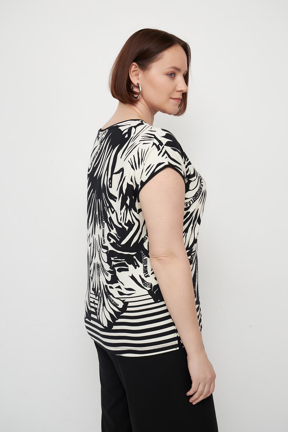 Футболка Lebek с принтом