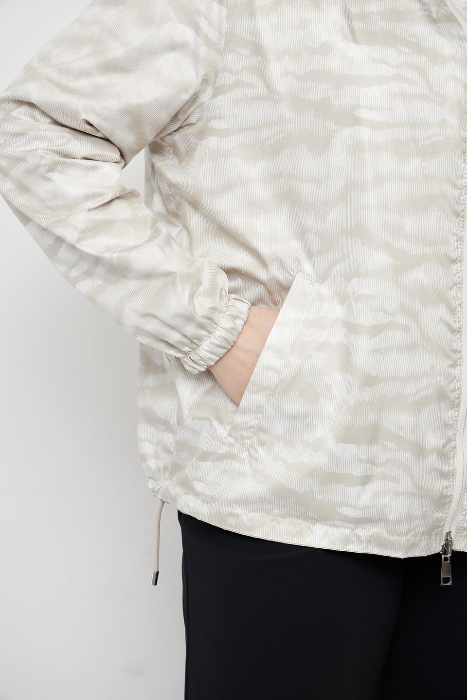 Куртка Lebek женская бежевая с капюшоном