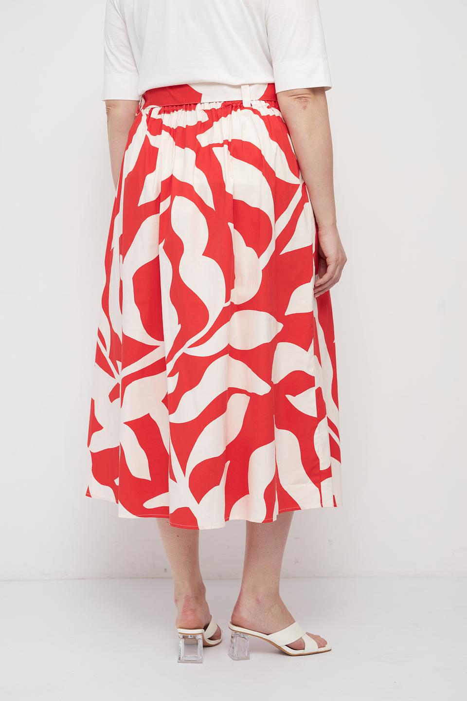 Юбка MORE and MORE с цветочным принтом