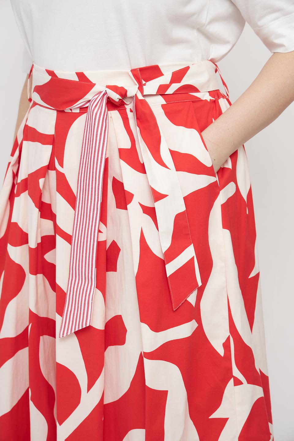 Юбка MORE and MORE с цветочным принтом