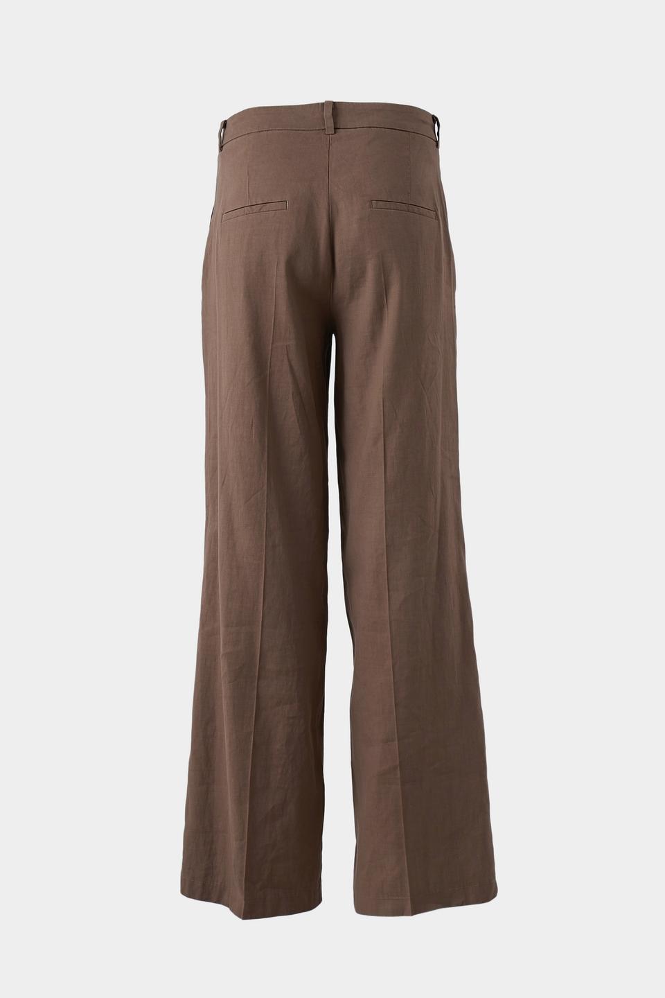 Брюки Cambio коричневые палаццо