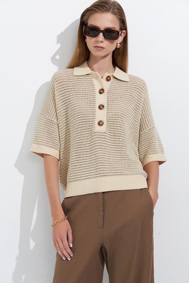 Пуловер Marc Aurel с воротником-поло