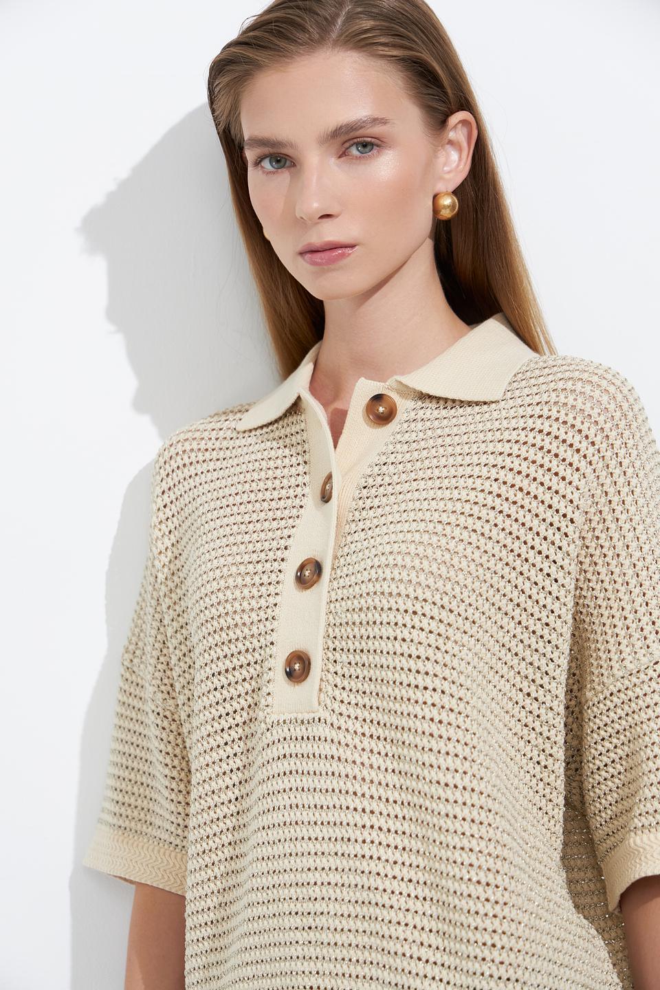 Пуловер Marc Aurel с воротником-поло