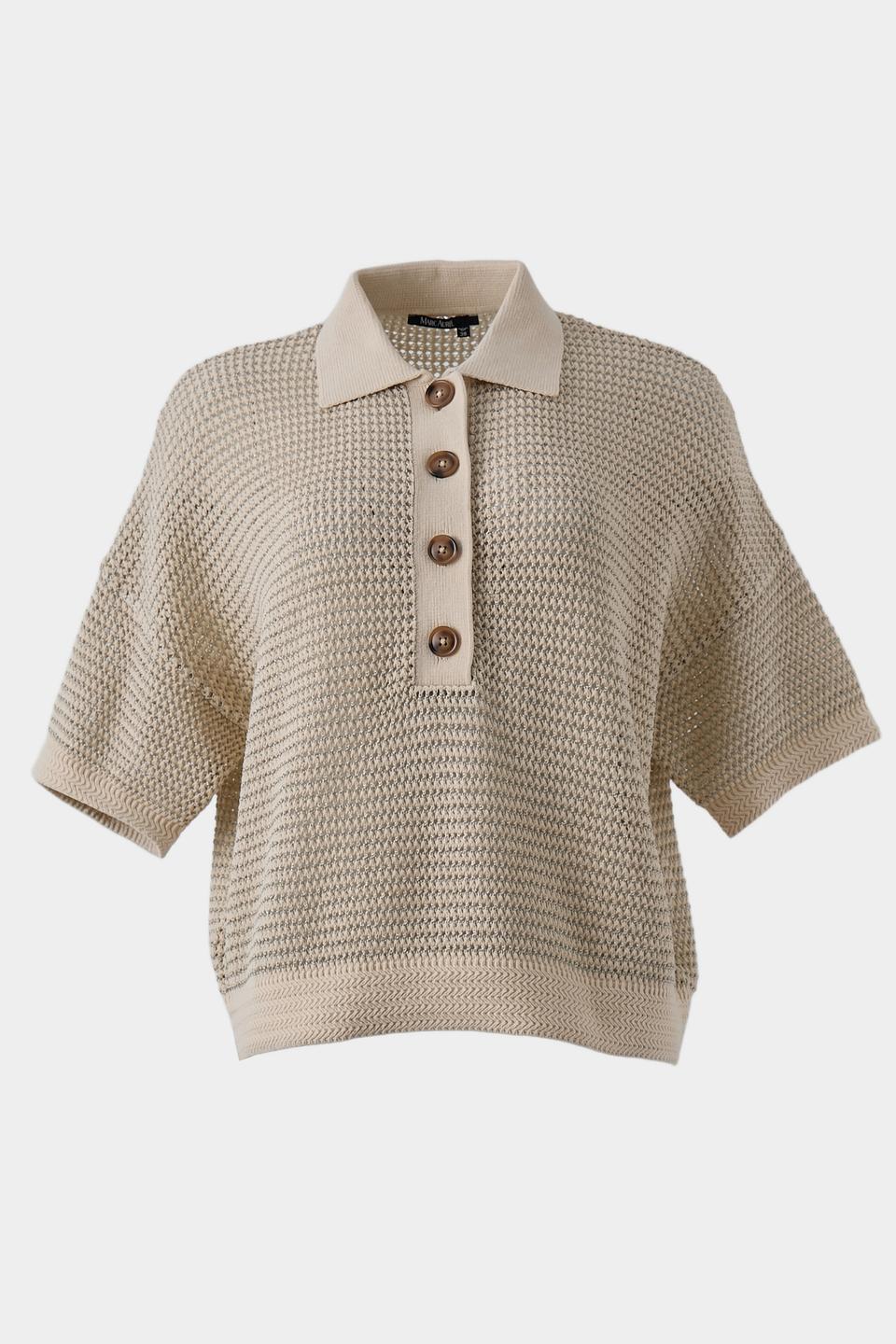 Пуловер Marc Aurel с воротником-поло