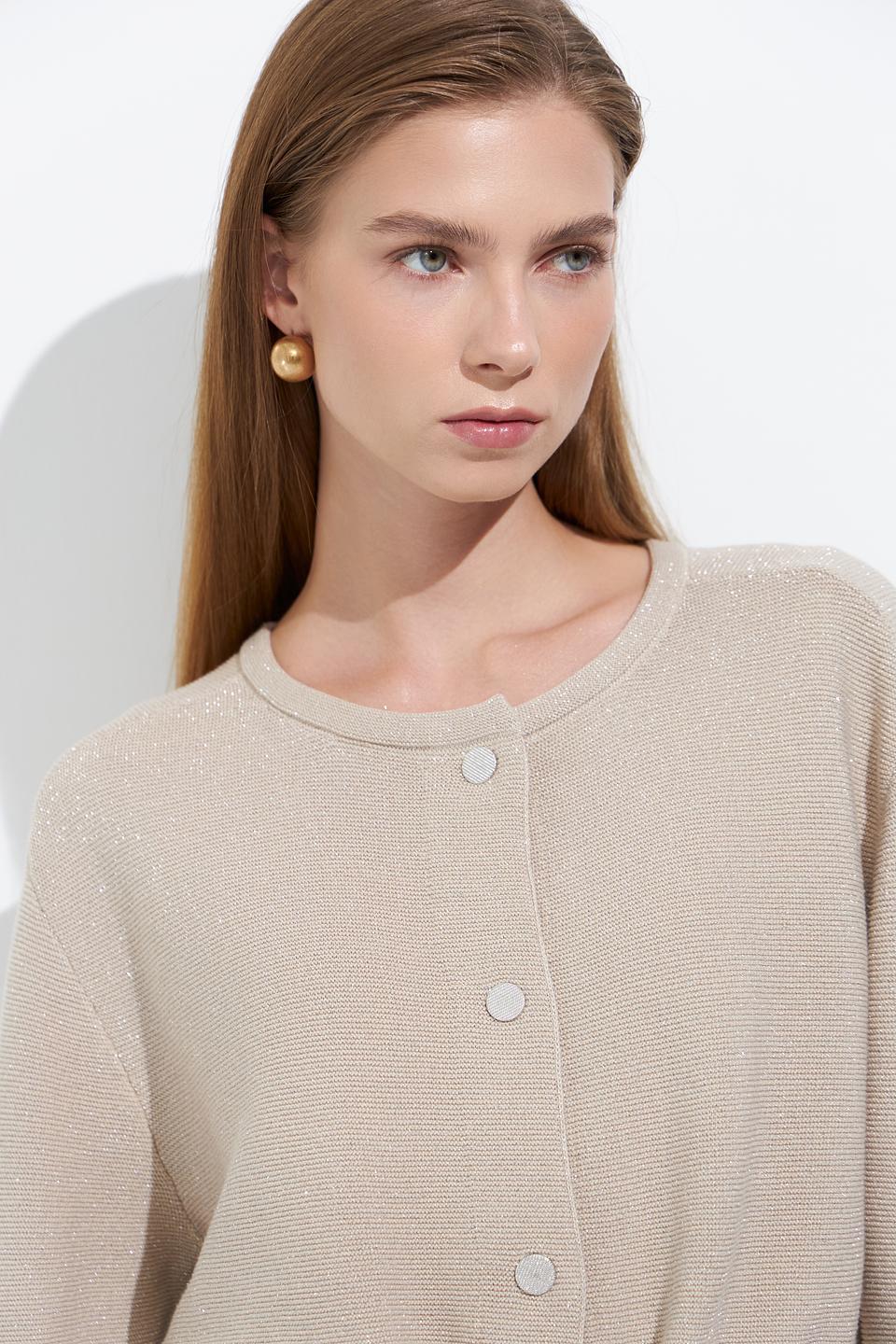 Жакет Monari с поясом бежевый