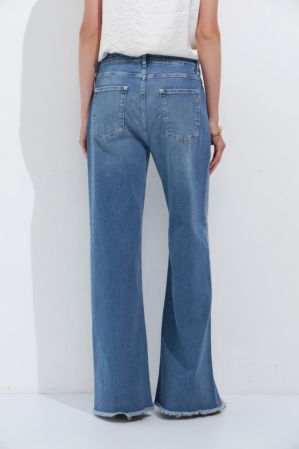 Джинсы клеш Monari голубые